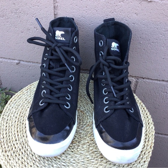 Sorel Black Top Sneakers - Picture 6 of 8